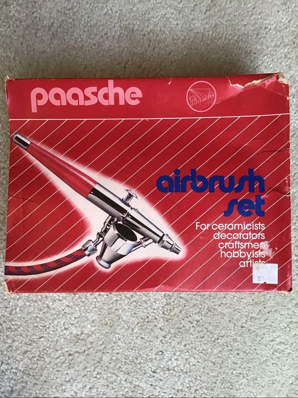Vintage Paasche Airbrush Set, Type VL-Set No. 372460